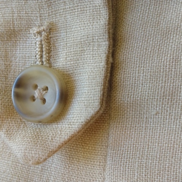 Pronto Uomo Platinum Tan Linen Summer/Beach Pants  36 - 30 - Picture 6 of 13